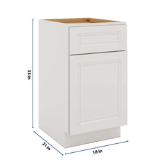 J&K Pure B5 Vanity Base Door/Drawer 18" W x 33" H x 21" D