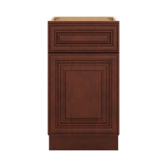 J&K Mahogany J5 Vanity Base Door/Drawer 18" W x 33" H x 21" D