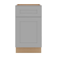 J&K Castle Grey S5 Vanity Base Door/Drawer 18" W x 33" H x 21" D