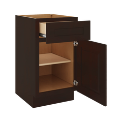 J&K Java Coffee S1 Vanity Base Door/Drawer 18" W x 33" H x 21" D