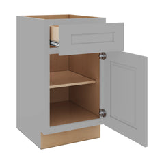 J&K Castle Grey S5 Vanity Base Door/Drawer 18" W x 33" H x 21" D