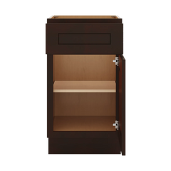 J&K Java Coffee S1 Vanity Base Door/Drawer 18" W x 33" H x 21" D