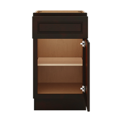 J&K Espresso K8 Vanity Base Door/Drawer 18" W x 33" H x 21" D