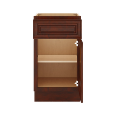 J&K Mahogany J5 Vanity Base Door/Drawer 18" W x 33" H x 21" D