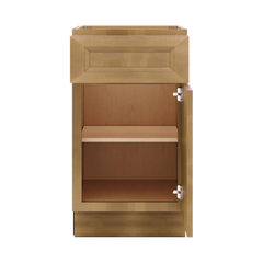 J&K Butterscotch B8 Vanity Base Door/Drawer 18" W x 33" H x 21" D
