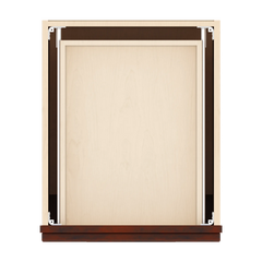 J&K Mahogany J5 Vanity Base Door/Drawer 18" W x 33" H x 21" D