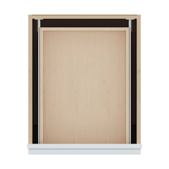 J&K White Shaker S8 Vanity Base Door/Drawer 18" W x 33" H x 21" D