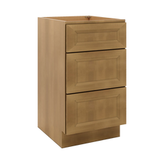 J&K Butterscotch B8 Vanity 3 Drawer Base 18" W x 33" H x 21" D