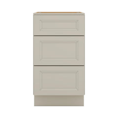 J&K Pebble B6 Vanity 3 Drawer Base 18" W x 33" H x 21" D
