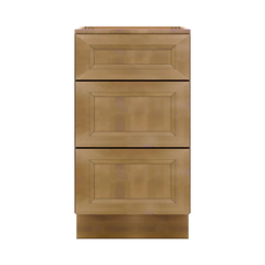 J&K Butterscotch B8 Vanity 3 Drawer Base 18" W x 33" H x 21" D