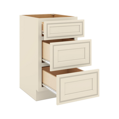 J&K Pearl Glazed H9 Vanity 3 Drawer Base 18" W x 33" H x 21" D