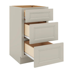 J&K Pebble B6 Vanity 3 Drawer Base 18" W x 33" H x 21" D