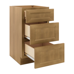 J&K Butterscotch B8 Vanity 3 Drawer Base 18" W x 33" H x 21" D