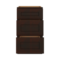 J&K Java Coffee S1 Vanity 3 Drawer Base 18" W x 33" H x 21" D