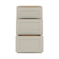 J&K Pebble B6 Vanity 3 Drawer Base 18" W x 33" H x 21" D