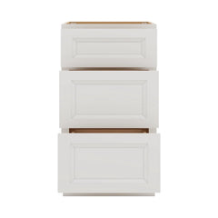 J&K Pure B5 Vanity 3 Drawer Base 18" W x 33" H x 21" D