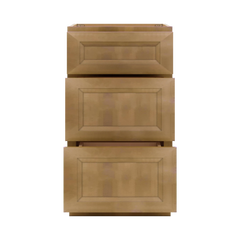 J&K Butterscotch B8 Vanity 3 Drawer Base 18" W x 33" H x 21" D