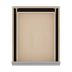 J&K Castle Grey S5 Vanity 3 Drawer Base 18" W x 33" H x 21" D
