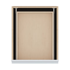 J&K White Shaker S8 Vanity 3 Drawer Base 18" W x 33" H x 21" D