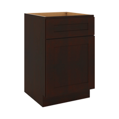 J&K Java Coffee S1 Vanity Base Door/Drawer  21" W x 33" H x 21" D