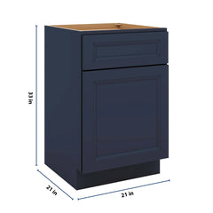 J&K Naval B7 Vanity Base Door/Drawer  21" W x 33" H x 21" D