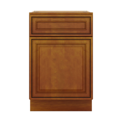 J&K Mocha Glazed K10 Vanity Base Door/Drawer  21" W x 33" H x 21" D
