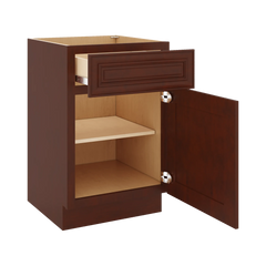 J&K Mahogany J5 Vanity Base Door/Drawer  21" W x 33" H x 21" D