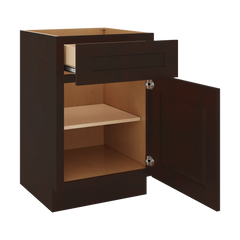 J&K Java Coffee S1 Vanity Base Door/Drawer  21" W x 33" H x 21" D