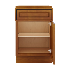J&K Mocha Glazed K10 Vanity Base Door/Drawer  21" W x 33" H x 21" D