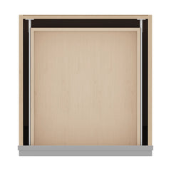 J&K Castle Grey S5 Vanity Base Door/Drawer  21" W x 33" H x 21" D