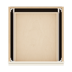 J&K Pearl Glazed H9 Vanity Base Door/Drawer  21" W x 33" H x 21" D