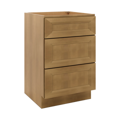 J&K Butterscotch B8 Vanity 3 Drawer Base 21" W x 33" H x 21" D