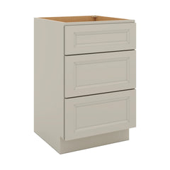 J&K Pebble B6 Vanity 3 Drawer Base 21" W x 33" H x 21" D