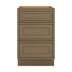 J&K Hazel H8 Vanity 3 Drawer Base 21" W x 33" H x 21" D
