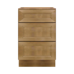 J&K Butterscotch B8 Vanity 3 Drawer Base 21" W x 33" H x 21" D