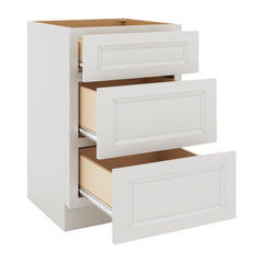 J&K Pure B5 Vanity 3 Drawer Base 21" W x 33" H x 21" D