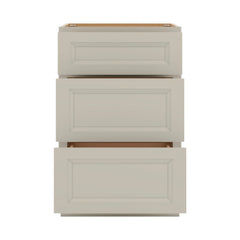 J&K Pebble B6 Vanity 3 Drawer Base 21" W x 33" H x 21" D