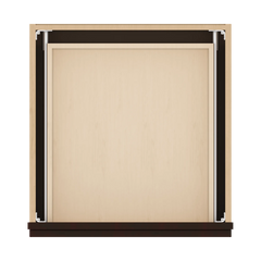 J&K Java Coffee S1 Vanity 3 Drawer Base 21" W x 33" H x 21" D