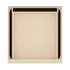 J&K Pearl Glazed H9 Vanity 3 Drawer Base 21" W x 33" H x 21" D