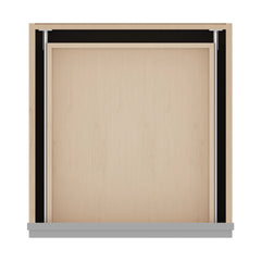 J&K Castle Grey S5 Vanity 3 Drawer Base 21" W x 33" H x 21" D