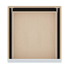 J&K White Shaker S8 Vanity 3 Drawer Base 21" W x 33" H x 21" D
