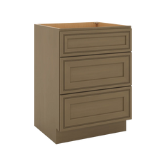J&K Hazel H8 Vanity 3 Drawer Base 24" W x 33" H x 21" D