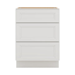 J&K Pure B5 Vanity 3 Drawer Base 24" W x 33" H x 21" D