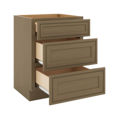 J&K Hazel H8 Vanity 3 Drawer Base 24" W x 33" H x 21" D