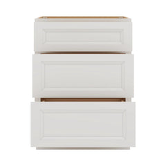 J&K Pure B5 Vanity 3 Drawer Base 24" W x 33" H x 21" D