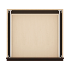 J&K Java Coffee S1 Vanity 3 Drawer Base 24" W x 33" H x 21" D