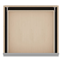 J&K Castle Grey S5 Vanity 3 Drawer Base 24" W x 33" H x 21" D