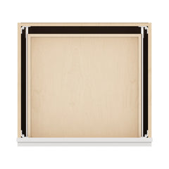 J&K Pure B5 Vanity 3 Drawer Base 24" W x 33" H x 21" D