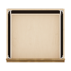 J&K Butterscotch B8 Vanity 3 Drawer Base 24" W x 33" H x 21" D