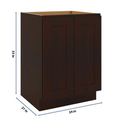J&K Java Coffee S1 Vanity Base FHD  24" W x 33" H x 21" D